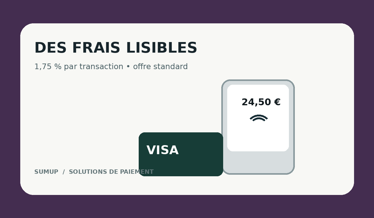 Illustration des frais de paiement